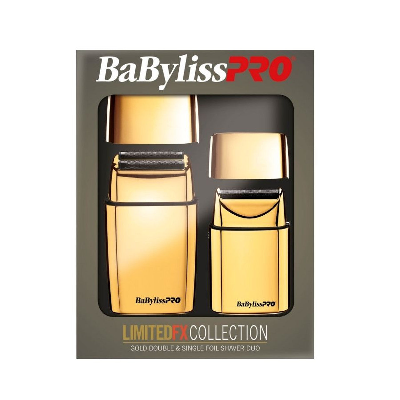 BaByliss PRO Gold Single & Double Foil Shaver Duo FXFS2GB