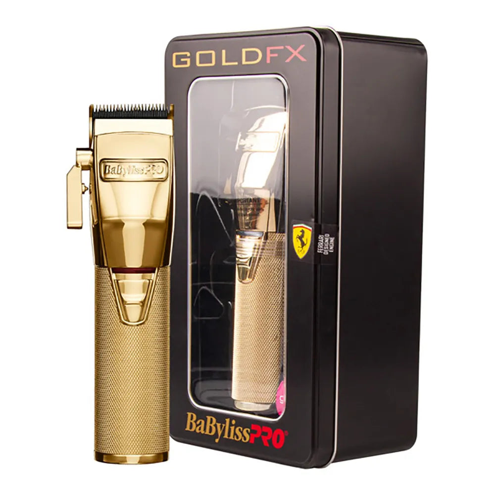 BaBylissPRO Gold FX Trio Barber Starter Kit - GoldFX Hair Clipper & Gold Trimmer And Foil FX02