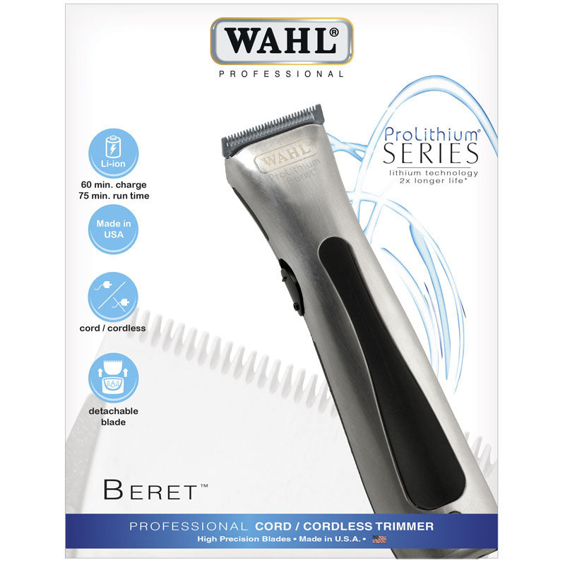 Wahl Beret Trimmer Pro Lithium Brushed Aluminium WA8841-612