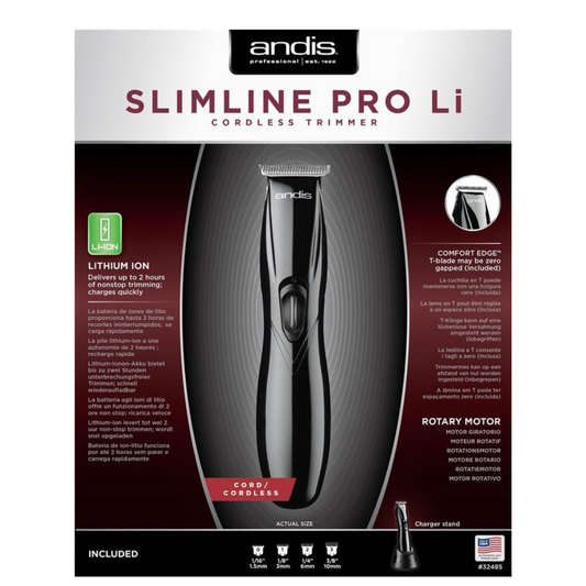 Andis Professional Slimline Pro Lithium Cordless Trimmer Black