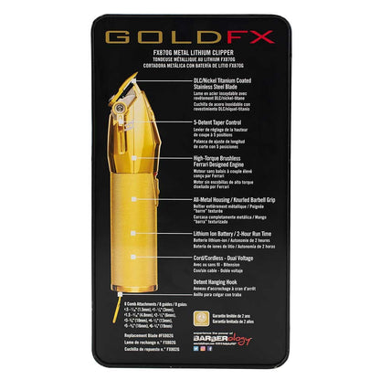 BaByliss PRO Gold FX Lithium Clipper FX 870G