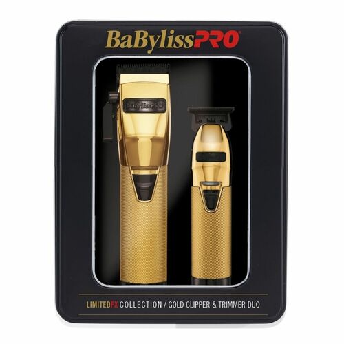 BaBylissPRO Gold FX Lithium Duo Hair Clipper and Trimmer Set