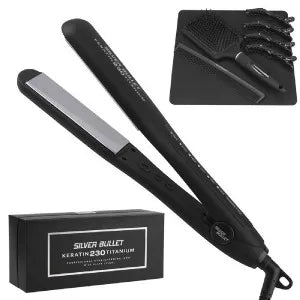 Silver Bullet Keratin 230 Titanium Wide Plate Hair Straightener